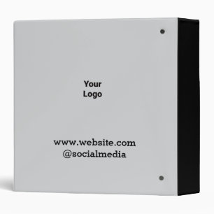 Classeur Simple logo personnalisé élégant minimal ici entre