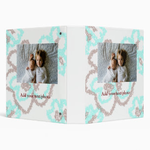 Classeur simple minimum AJOUTER VOTRE PHOTO TEXTE parties s