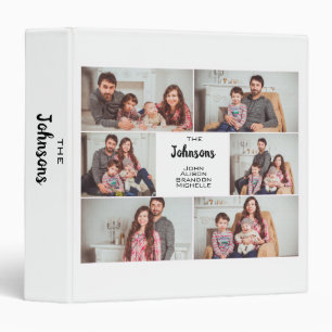 Classeur Simple moderne Custom 6 Famille Photo Collage