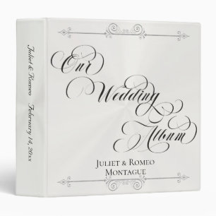 Classeur Simplement Élégant - Notre Album de Mariage - Perl