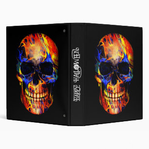 CLASSEUR SKELETON JUTEAU COLORÉ HAPPY HALLOWEEN