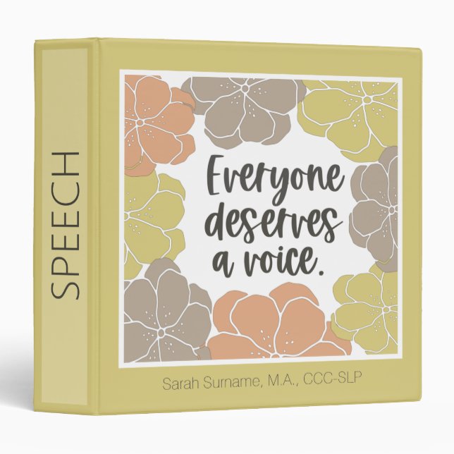 Classeur SLP ! Classeur/Carnet personnalisé (Devant/Côté)