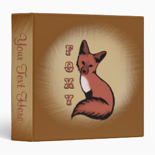 Classeur Sly Foxy Fox personnalisé
