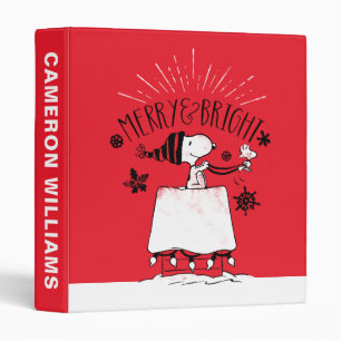 Classeur Snoopy et Woodstock - Joyeux et lumineux
