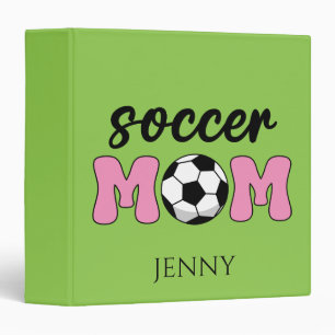 Classeur Soccer Maman Fête des mères Personnaliser