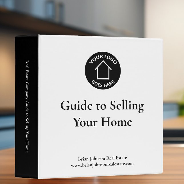 Classeur Société immobilière Ajoutez votre logo Realtor sim (Créateur téléchargé)