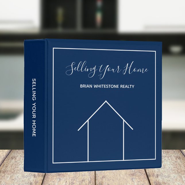 Classeur Société immobilière Custom Navy Blue Marketing (Créateur téléchargé)