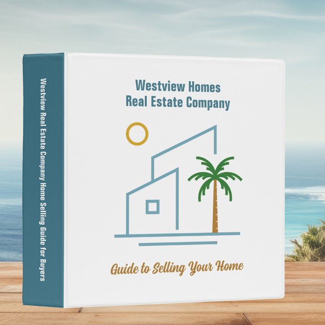 Classeur Société Immobilière de Plage Realtor Côtier sur Me (Créateur téléchargé)