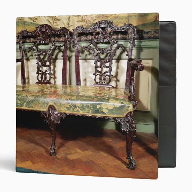 Classeur Sofa découpé, avec le siège de tapisserie, (Devant/Intérieur)