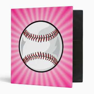 Classeur Softball rose