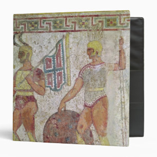 Classeur Soldats d'infanterie, peinture de tombe de Paestum