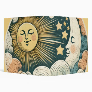 Classeur Soleil et LuneSoleil enfant