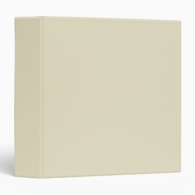 Classeur Solid Color: Sable Beige (Devant/Côté)