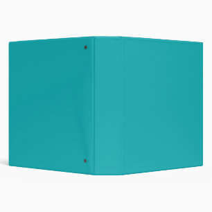 Classeur Solide bleu océanique turquoise