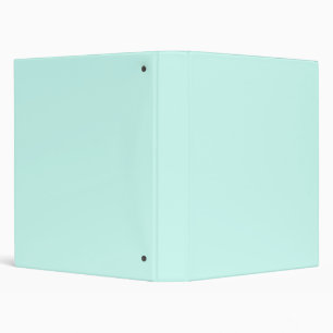 Classeur Solide camée vert menthe doux turquoise