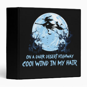 Classeur Sorcière Chambres Sur Une Route Du Désert Sombre