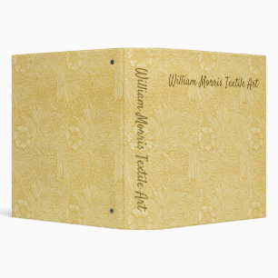 Classeur Souci de William Morris, fleurs de jardin vintage