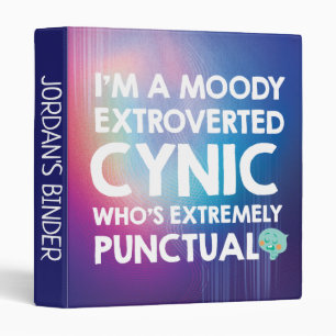 Classeur Soul  22 - Je suis une Moody Extroverted Cynic