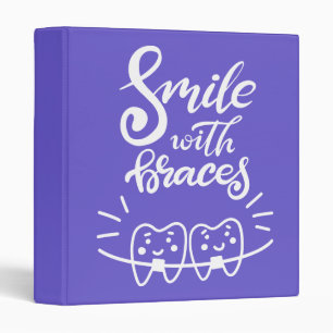 Classeur Sourire avec les dents de sourire des croisillons