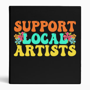 Classeur Soutenez Les Artistes Locaux Pour Les Amateurs De