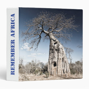 Classeur Souvenez-vous de l'Afrique Baobab Tree photo