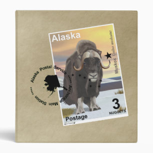 Classeur Souvenir du timbre de Muskox
