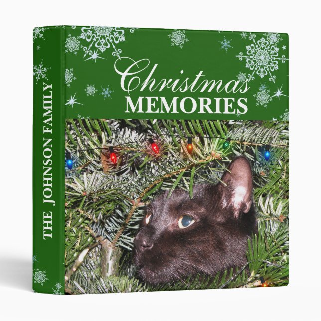 Classeur Souvenirs Album photo Noël (Devant/Côté)