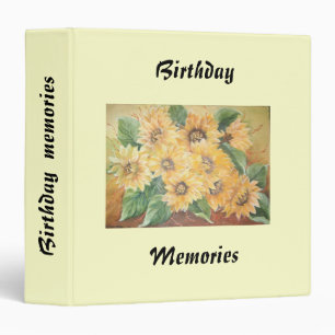 Classeur souvenirs d'anniversaire