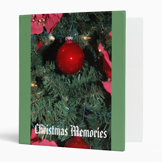 Classeur souvenirs de Noël (Devant/intérieur)
