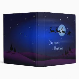 Classeur Souvenirs de Noël Le Père Noël arrive