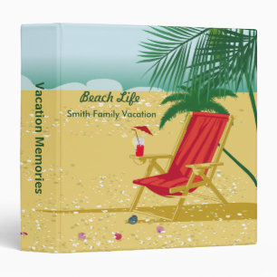 Classeur Souvenirs de vacances de plage