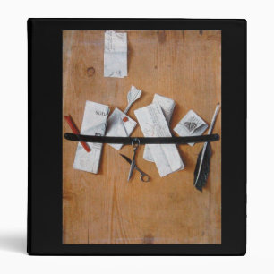 Classeur SOUVENIRS/ TITULAIRE DE LETTRE EN BOIS noir brun b