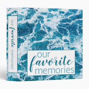 Classeur Souvenirs Vacances de voyage Ocean Waves Album pho