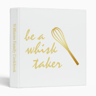 Classeur Soyez un faiseur de Whisk Cute Cuisine Chef Rece