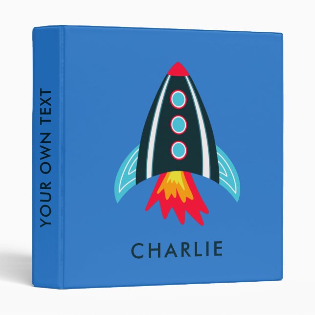 Classeur Space Rocket (Devant/Côté)