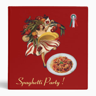 CLASSEUR SPAGHETTI PARTY DANCE ITALIAN KITCHEN RECETTE LIVR