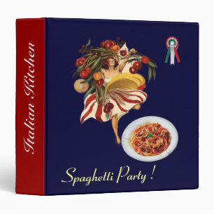 CLASSEUR SPAGHETTI PARTY DANCE ITALIAN KITCHEN RECETTE LIVR