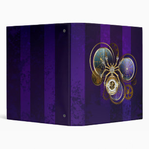 Classeur Spider Steampunk sur Arrière - plan pourpre