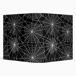 Classeur Spiderweb Halloween noir et blanc