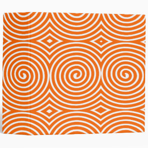 Classeur Spirales (2po) - Orange sur Blanc