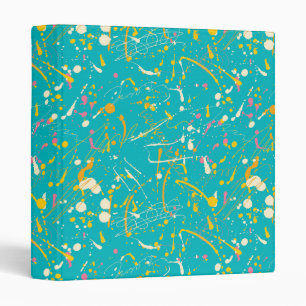 Classeur Splash de peinture Abstraite