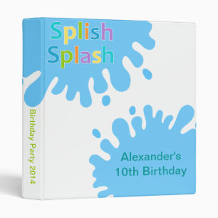 Classeur Splish Splash Pool Party Boy Photo Album