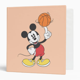 Classeur Sporty Mickey Basket-ball à rotation