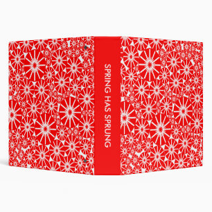 Classeur SPRING A SPRUNG (1,5ins) - Rouge sur blanc