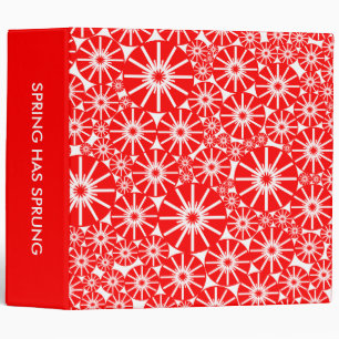 Classeur SPRING A SPRUNG (2.0ins) - Rouge sur blanc