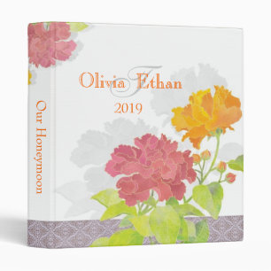 Classeur Spring Peony Mariage Lune de miel Album photo