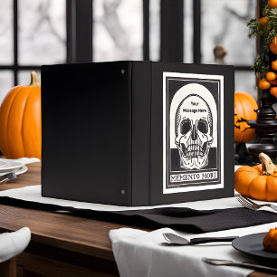 Classeur Squelette personnalisé Anniversaire fête d'Hallowe