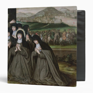 Classeur St Claire avec sa soeur, Agnès et nonnes
