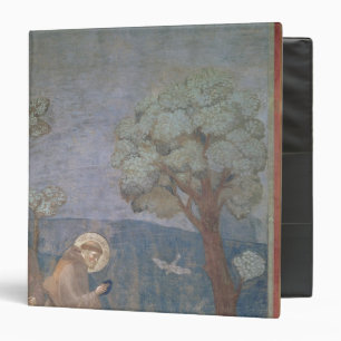 Classeur St Francis prêchant aux oiseaux, 1297-99