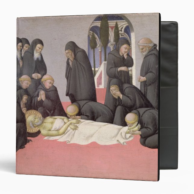 Classeur St Jerome apparaissant à St Cyrille de Jérusalem, (Devant/Intérieur)